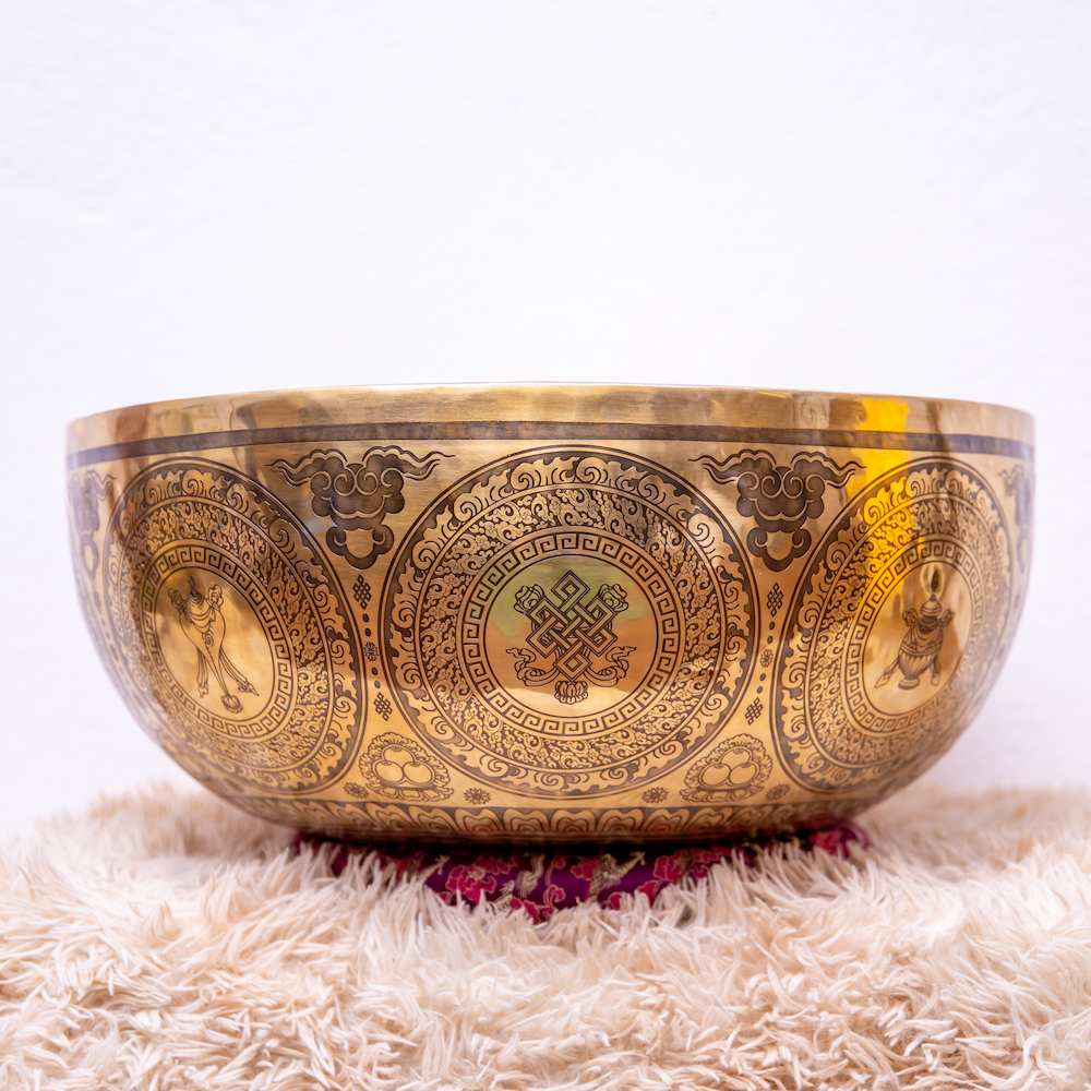 Foot Singing Bowls-A large foot print bowl