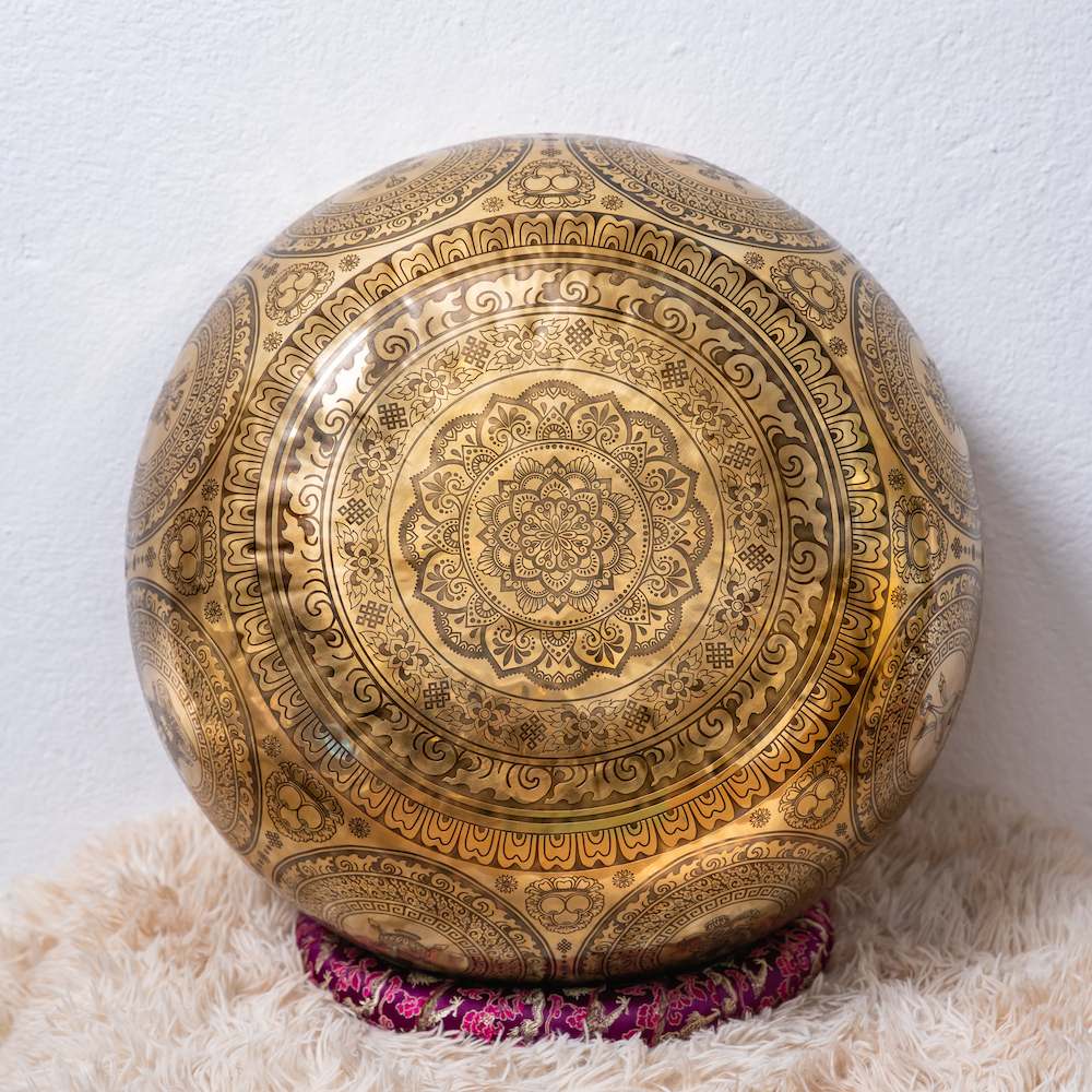 Foot Singing Bowls-A large foot print bowl