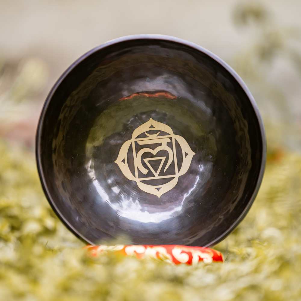10 inches C Note Tune Root Chakra Healing Full Moon Singing Bowl